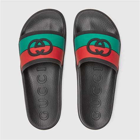 gucci mens sliders|discount Gucci slides for men.